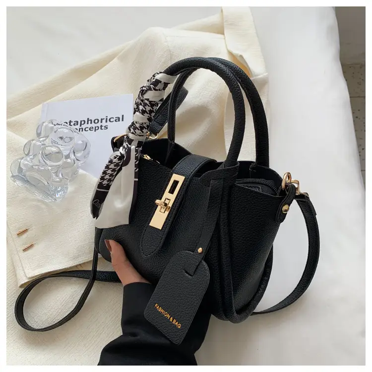 Women's Crossbody Bag Yellow Leather All-match 2024 — feature 37