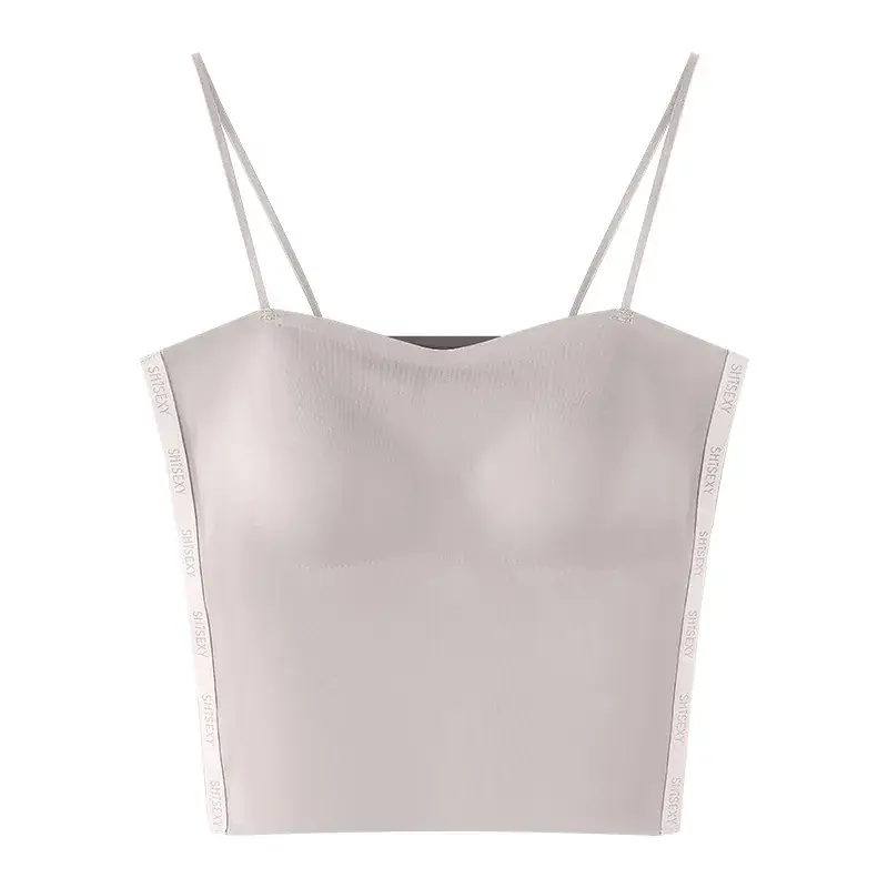 Women's Seamless Strapless Tube Bra White