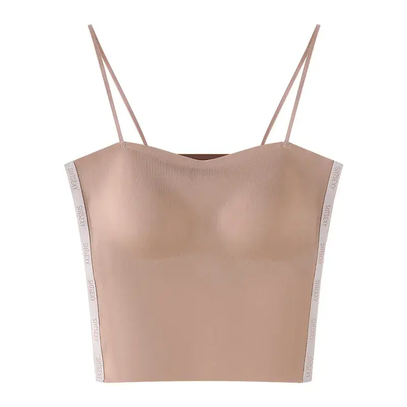 Women's Seamless Strapless Tube Bra White