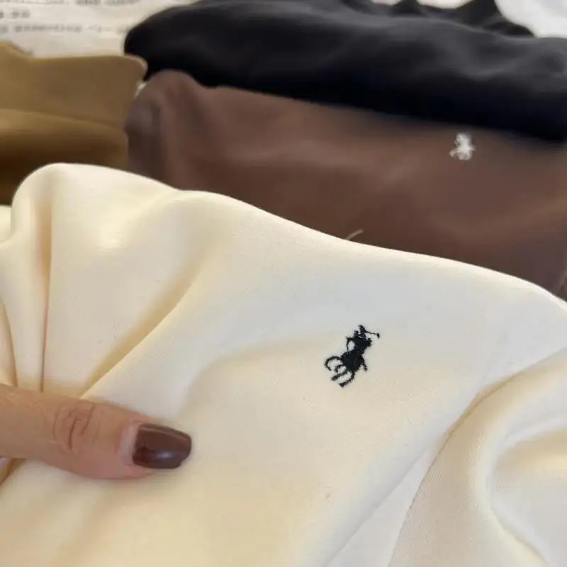 Girls Velvet Winter T-Shirt White Polo Logo — feature 10