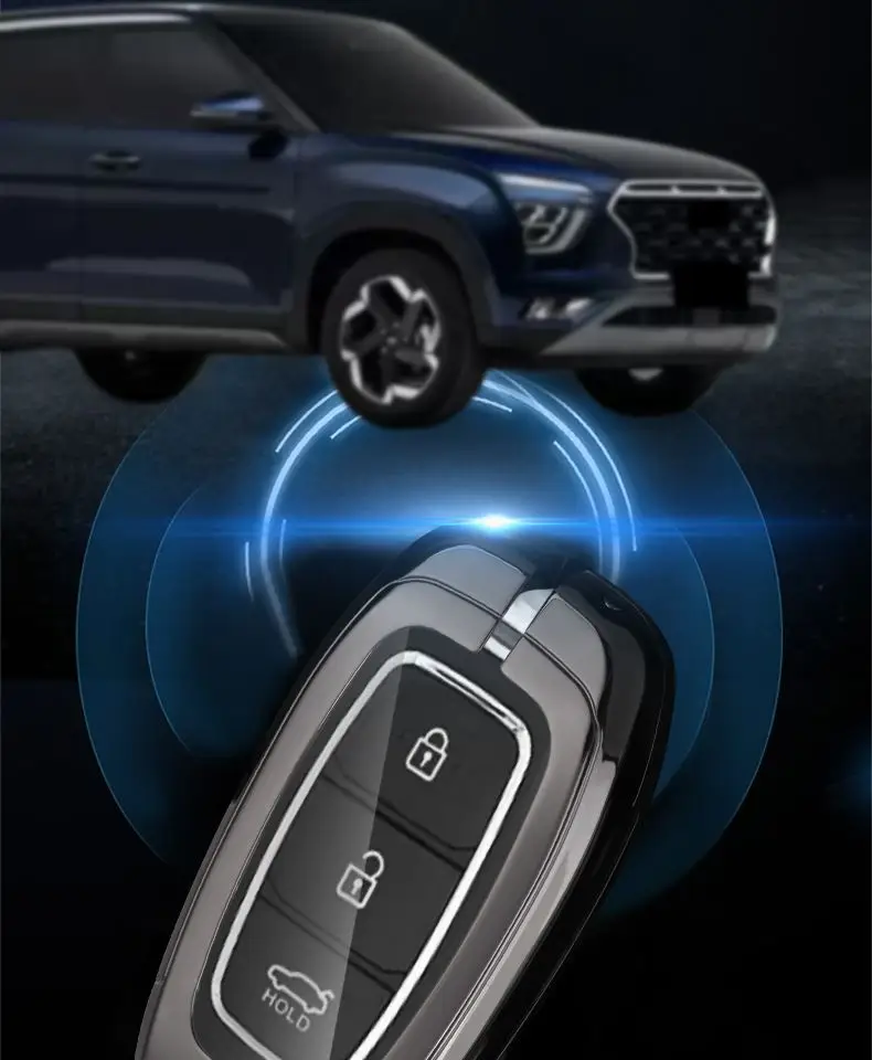 Beijing Hyundai Elantra Key Set 7th Generation Elantra Elite Edition Special Metal Car Bag Buckle Case for Men — feature 5