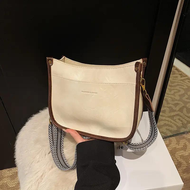 Black Leather Crossbody Bag for Women 2024 - Image 3