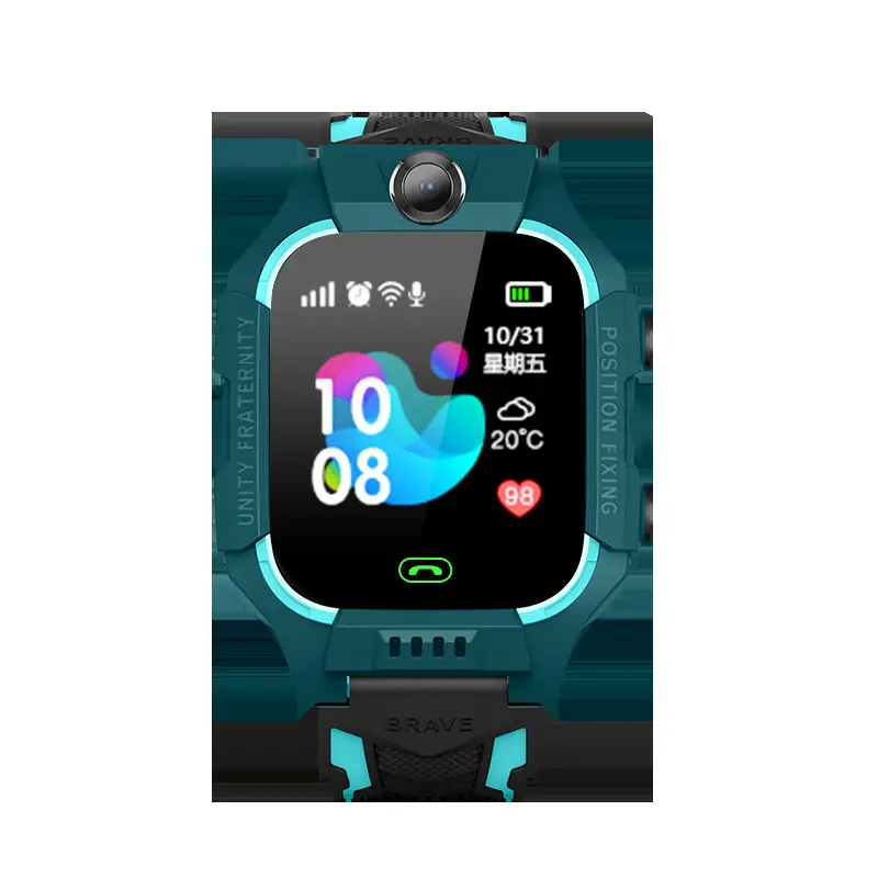 Foreign trade cross-border children's smart phone watch waterproof Q12 English multi-language gps positioning factory batch