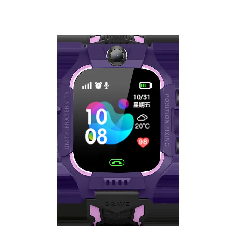 Foreign trade cross-border children's smart phone watch waterproof Q12 English multi-language gps positioning factory batch