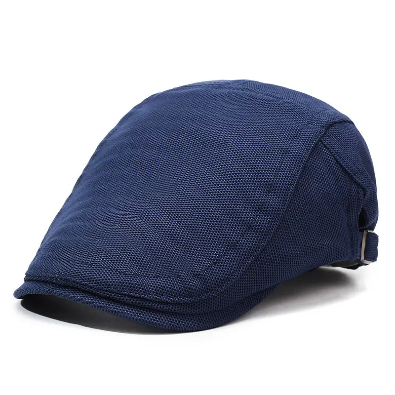 Men's Black Net Cap Summer Sun Hat - Image 4