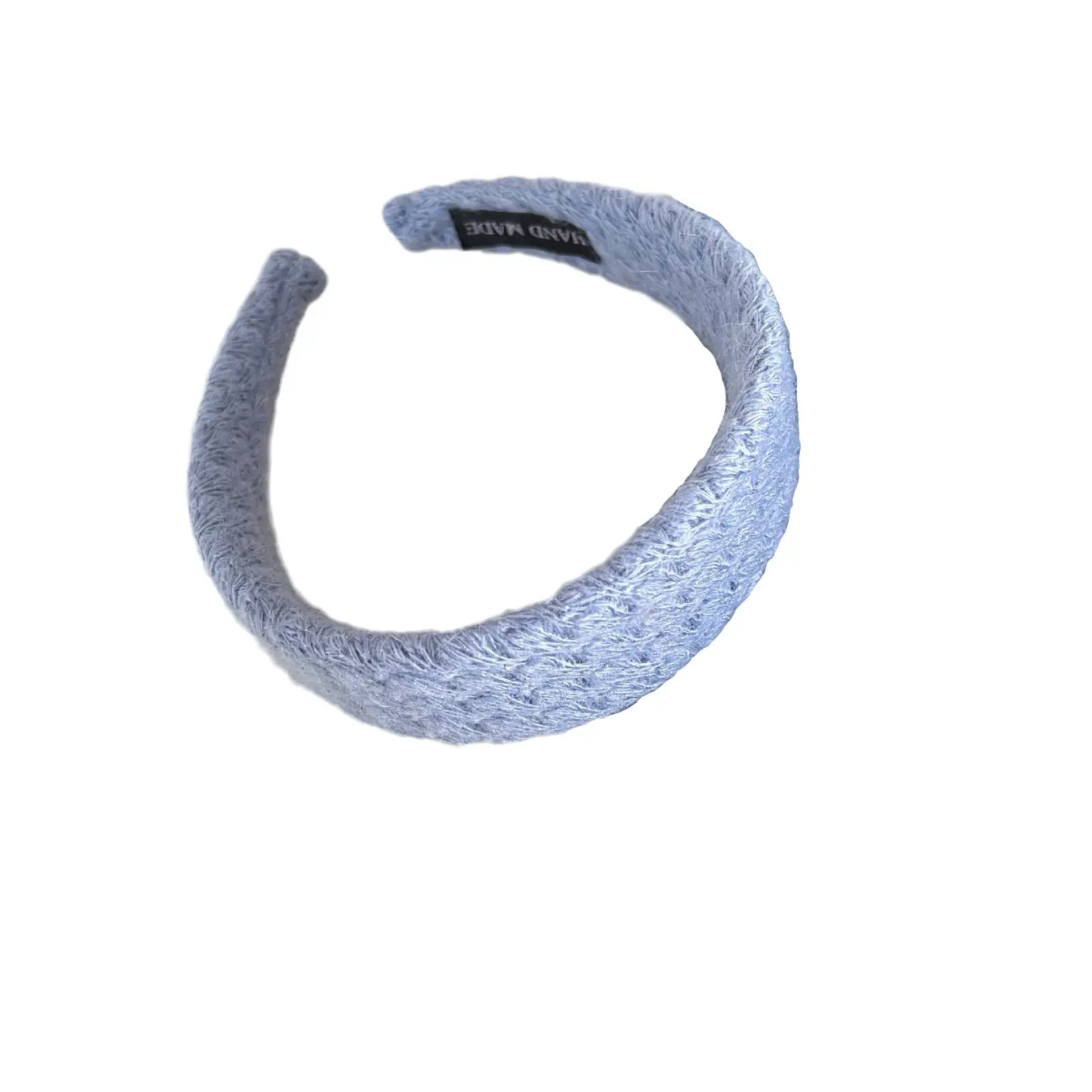 Women Wool Hair Hoop Blue Winter Warm - Image 7