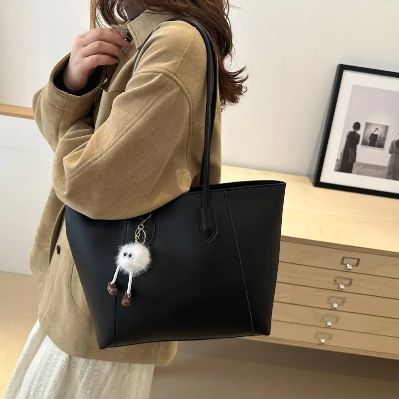 Brown Woolen Shoulder Bag for Women Winter Commute — feature 33