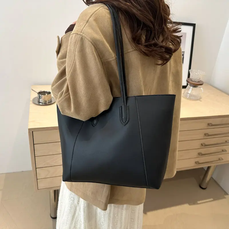Brown Woolen Shoulder Bag for Women Winter Commute — feature 34