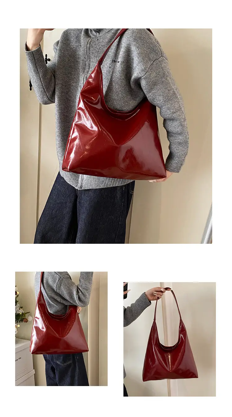 Black Soft Leather Large Tote Bag for Women — feature 18