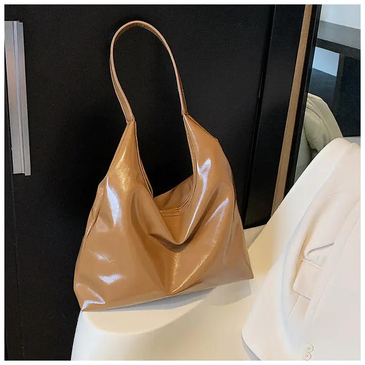 Black Soft Leather Large Tote Bag for Women — feature 23