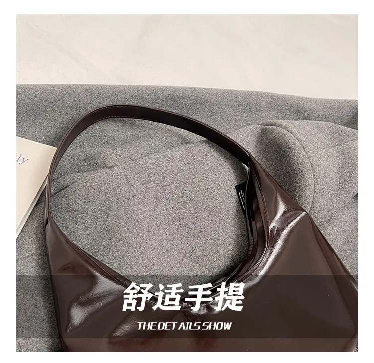 Black Soft Leather Large Tote Bag for Women — feature 8