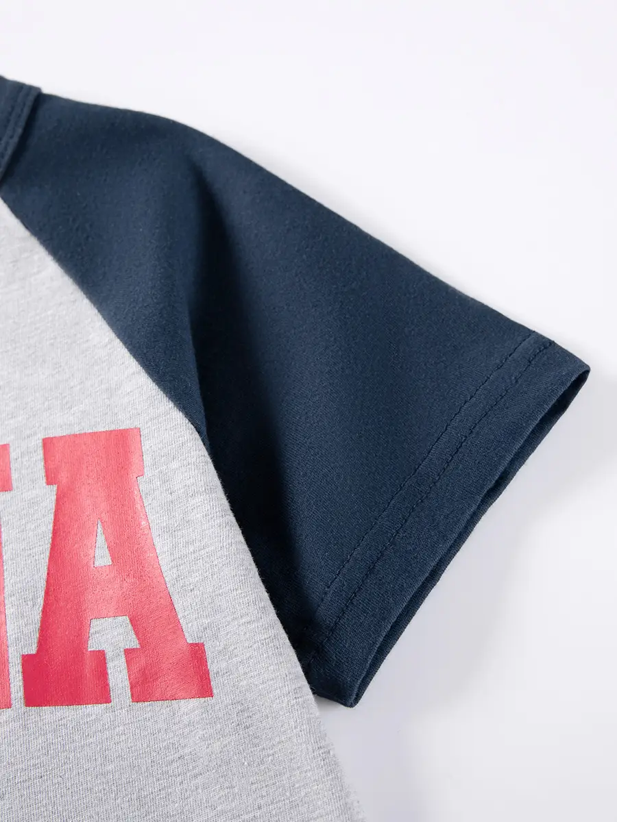 Little Mavens Printed T-Shirt for Boys Round Neck Short Sleeve - Image 5