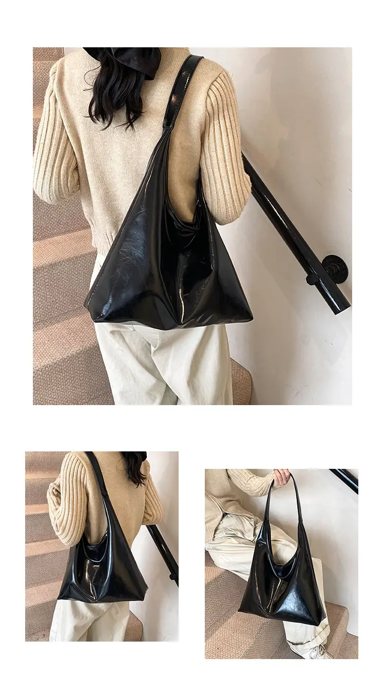 Red Soft Leather Large Tote Bag for Women — feature 19
