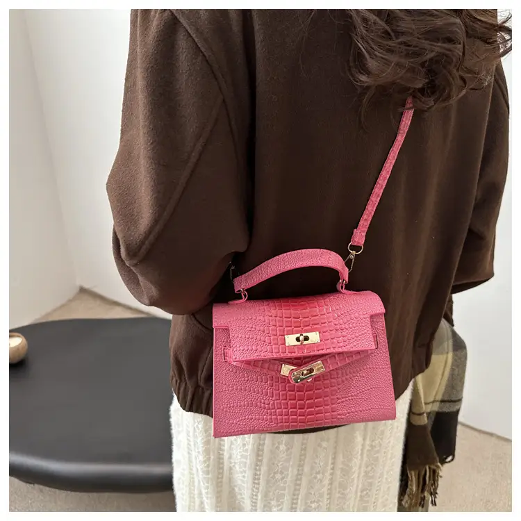 Pink Women's Crossbody Shoulder Bag 2024 Winter — feature 11