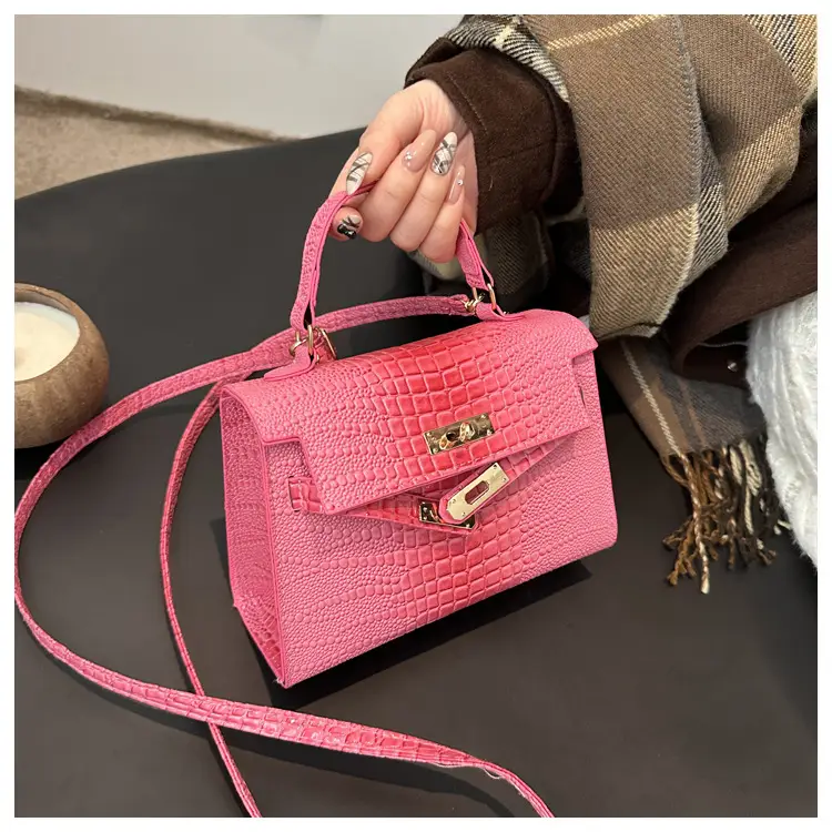 Pink Women's Crossbody Shoulder Bag 2024 Winter — feature 9
