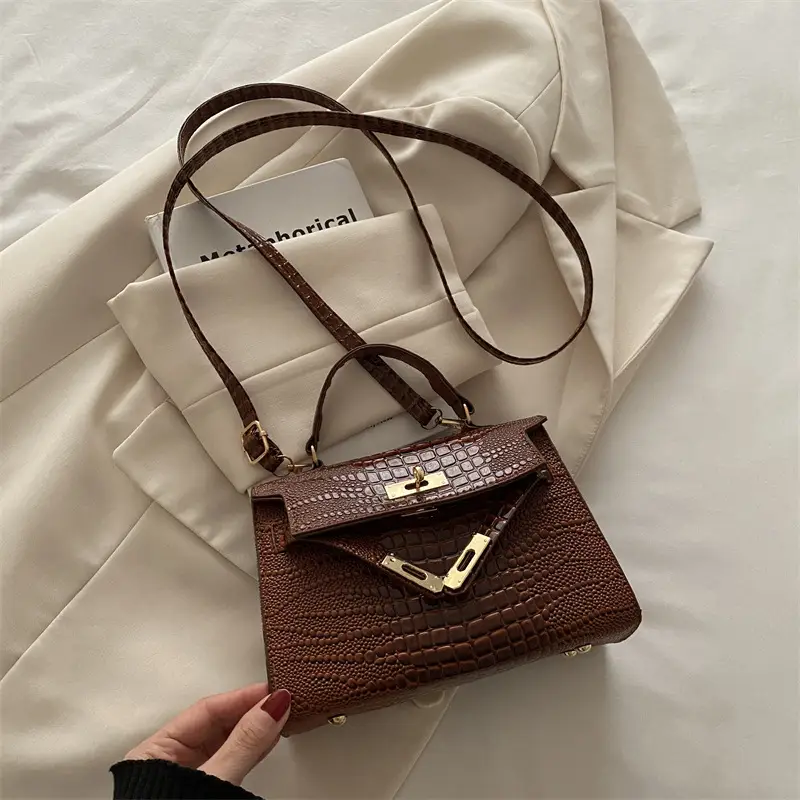 Pink Women's Crossbody Shoulder Bag 2024 Winter - Image 3