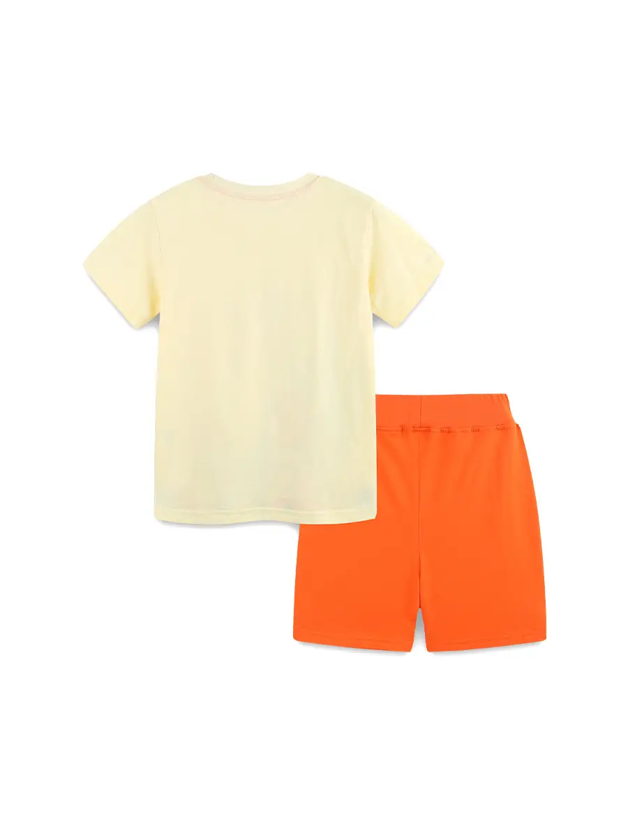 Kids Cotton T-shirt with Forest Design Two-Piece Set - Image 4