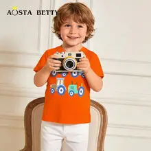 Kids Cotton T-shirt with Forest Design Two-Piece Set — feature 6