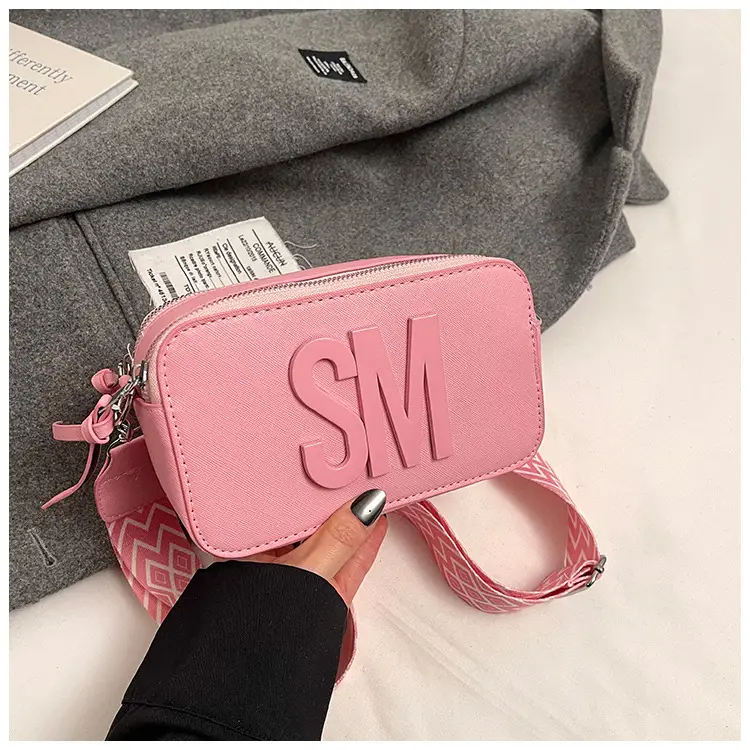 2025 Red Letter Wide Shoulder Bag for Women - Image 4