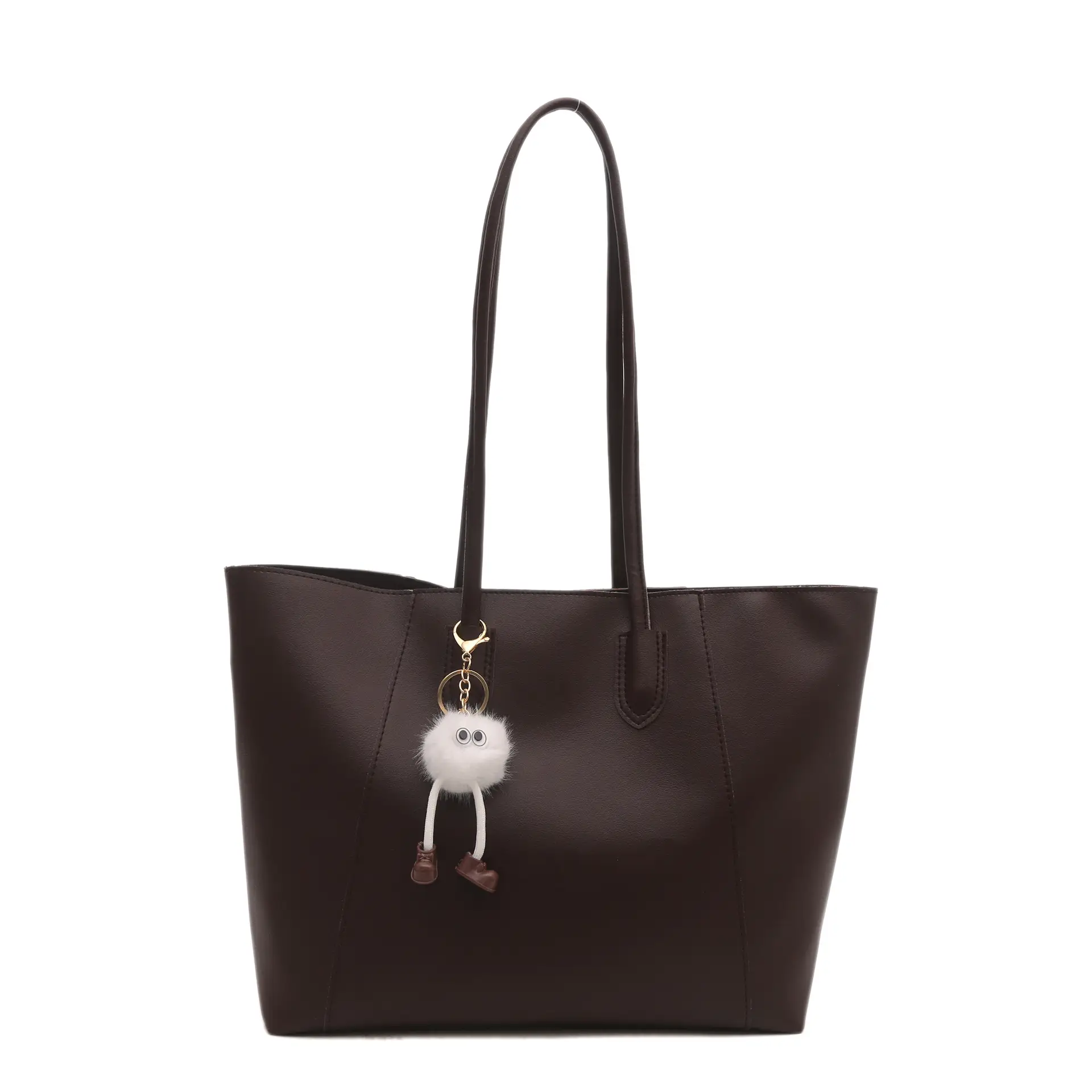 2024 Winter Retro Brown Tote Bag Women Korean Style - Image 9