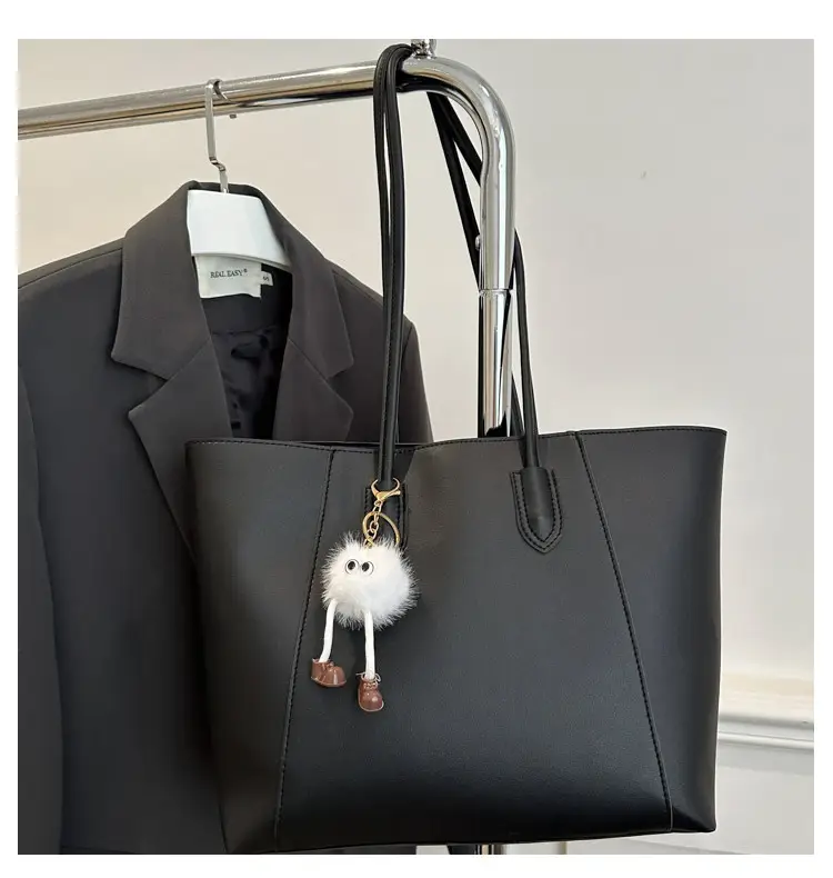 2024 Winter Retro Brown Tote Bag Women Korean Style — feature 17
