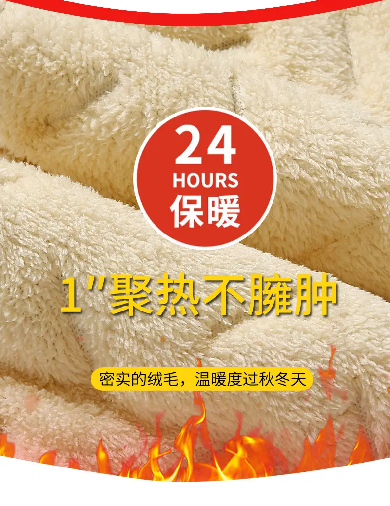 Cross-border plus size Winter Windproof Waterproof fleece-lined Cotton Pants Lambskin Thickened Men's Outer Wear Sports Casual Pants for Men — feature 3