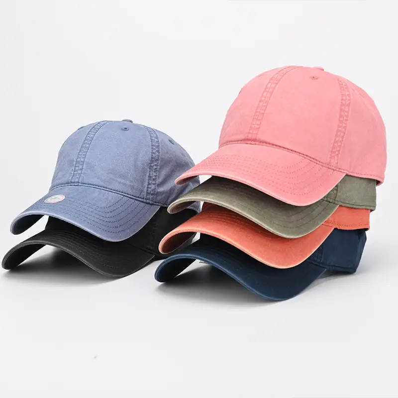 Unisex Light Blue Cotton Baseball Cap - Image 39