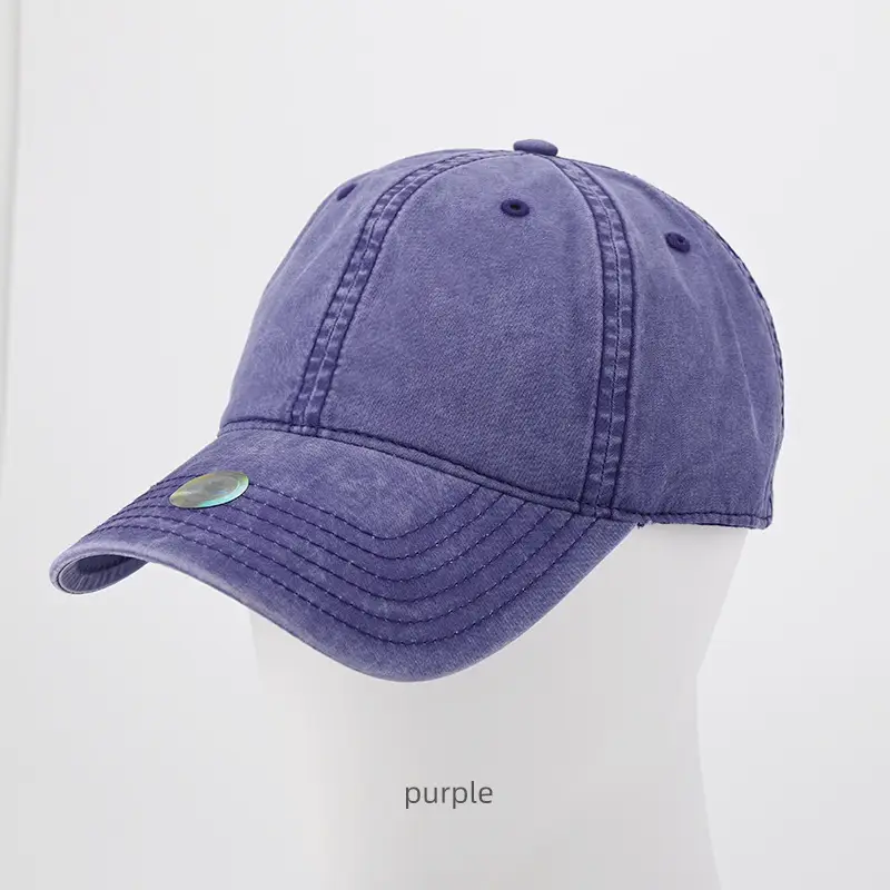 Unisex Light Blue Cotton Baseball Cap - Image 13