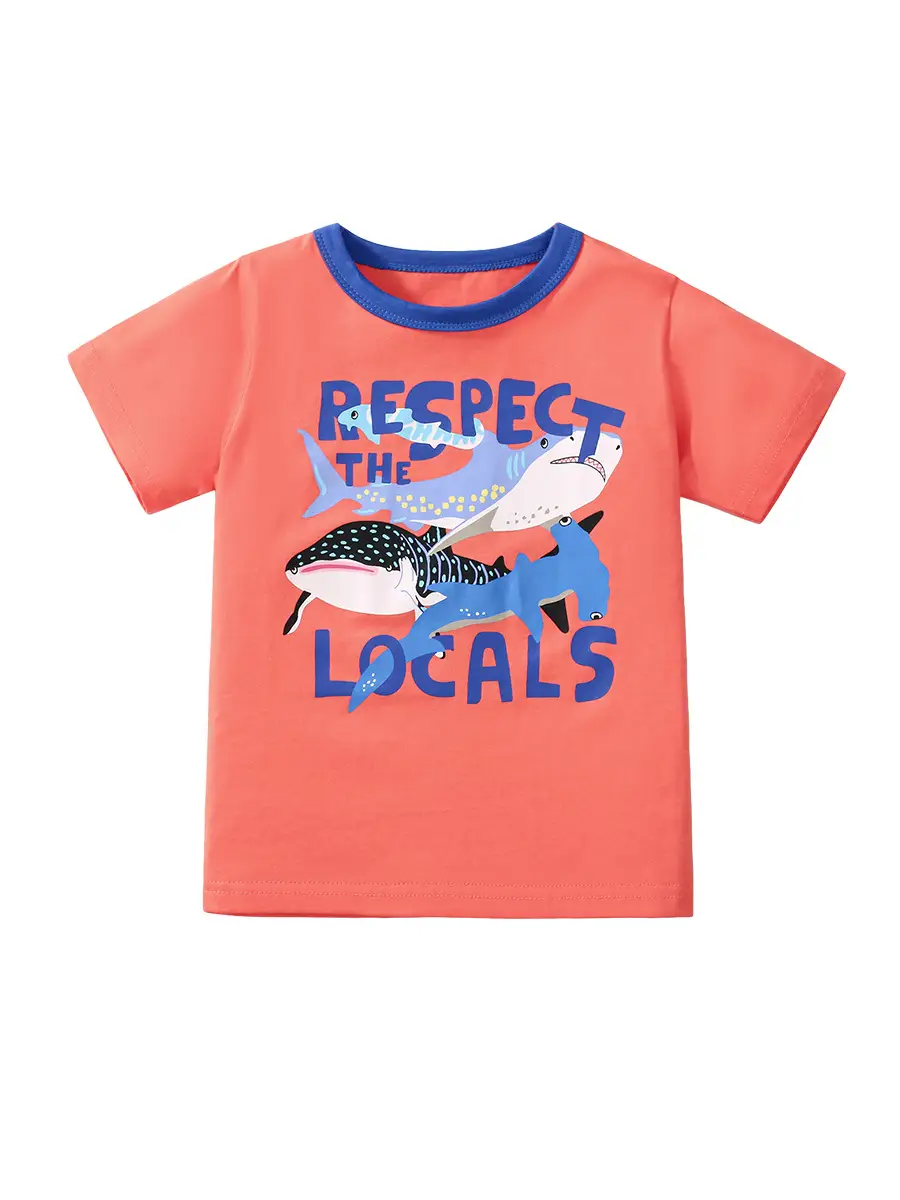 Little Unicorn Cotton T-Shirt Pink for Girls - Image 9