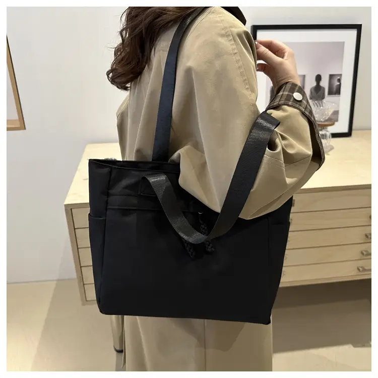 Women's Japanese Style Large Capacity Shoulder Bag Olive Green — feature 16