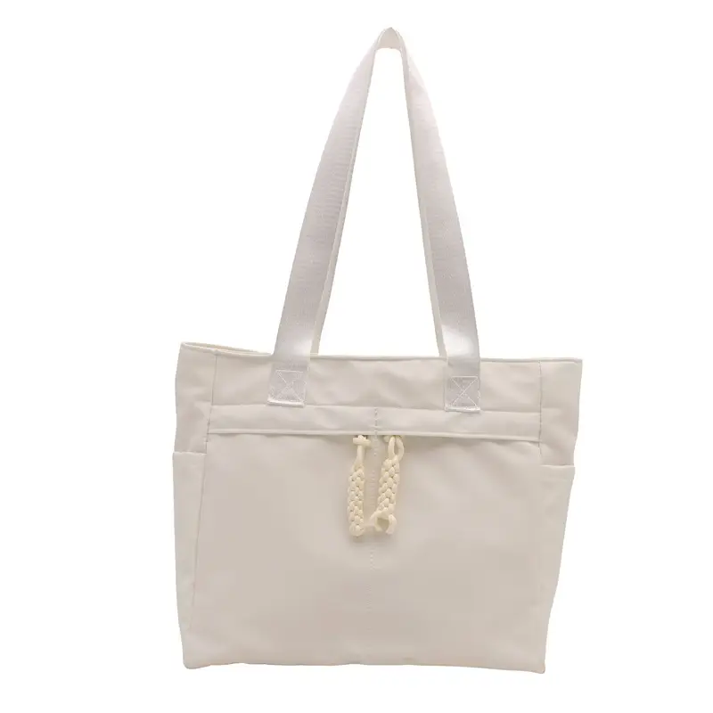 Women's Japanese Style Large Capacity Shoulder Bag Olive Green - Image 5