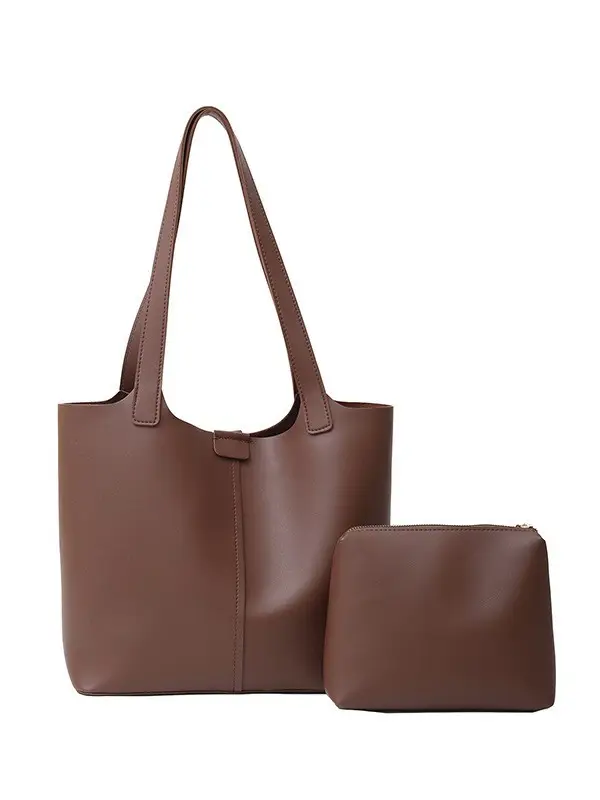 Retro Brown Shoulder Bag 2024 Autumn Winter Women - Image 7