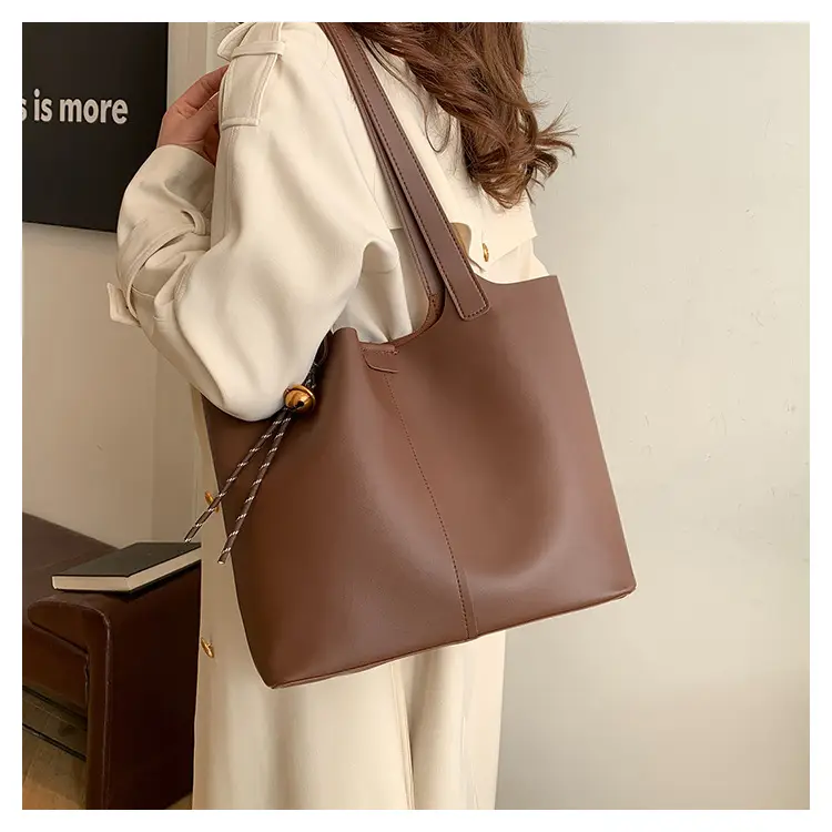 Retro Brown Shoulder Bag 2024 Autumn Winter Women — feature 11