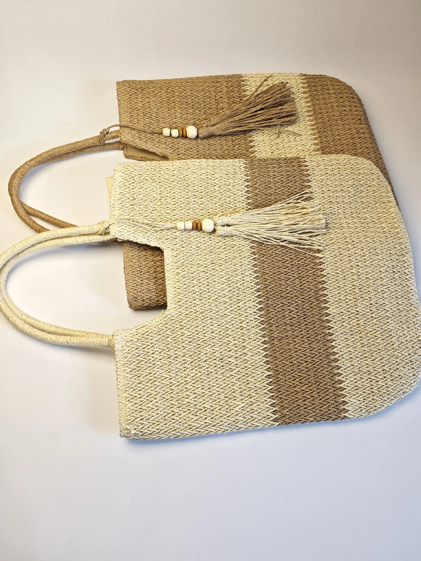 Braided Tassel Bag for Women Large Capacity Handmade - Image 5