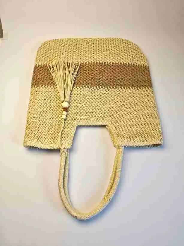 Braided Tassel Bag for Women Large Capacity Handmade — feature 12