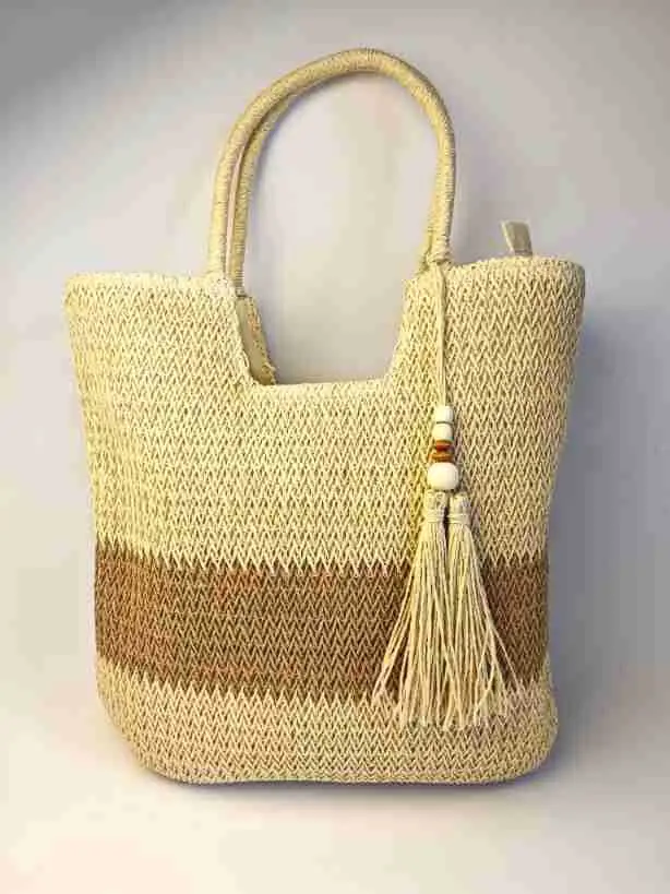 Braided Tassel Bag for Women Large Capacity Handmade — feature 14