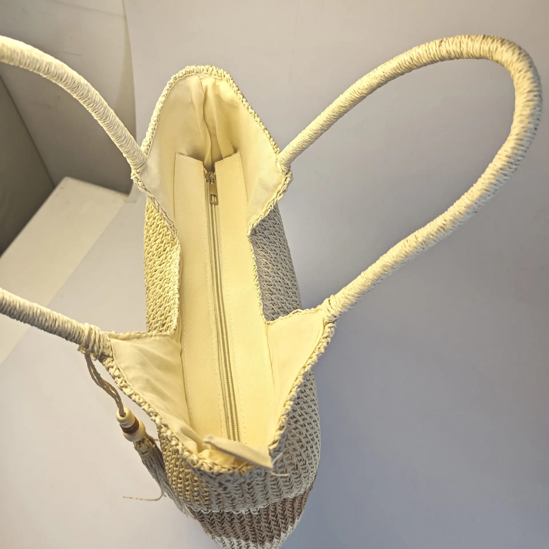 Braided Tassel Bag for Women Large Capacity Handmade — feature 19