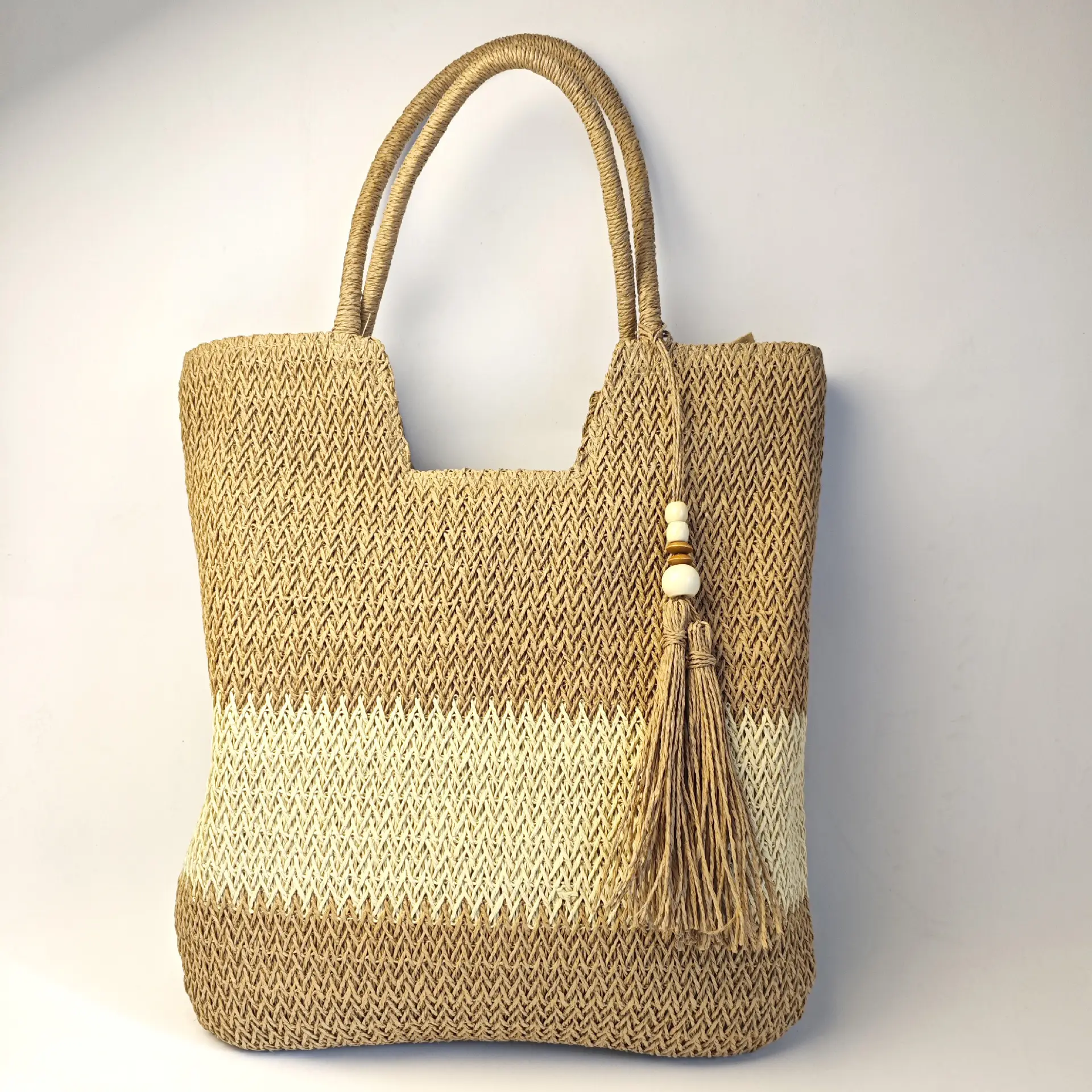 Braided Tassel Bag for Women Large Capacity Handmade — feature 26