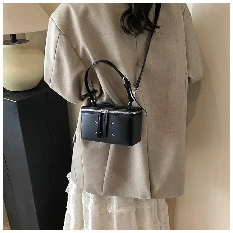 Red Square Satchel Shoulder Bag for Women — feature 36