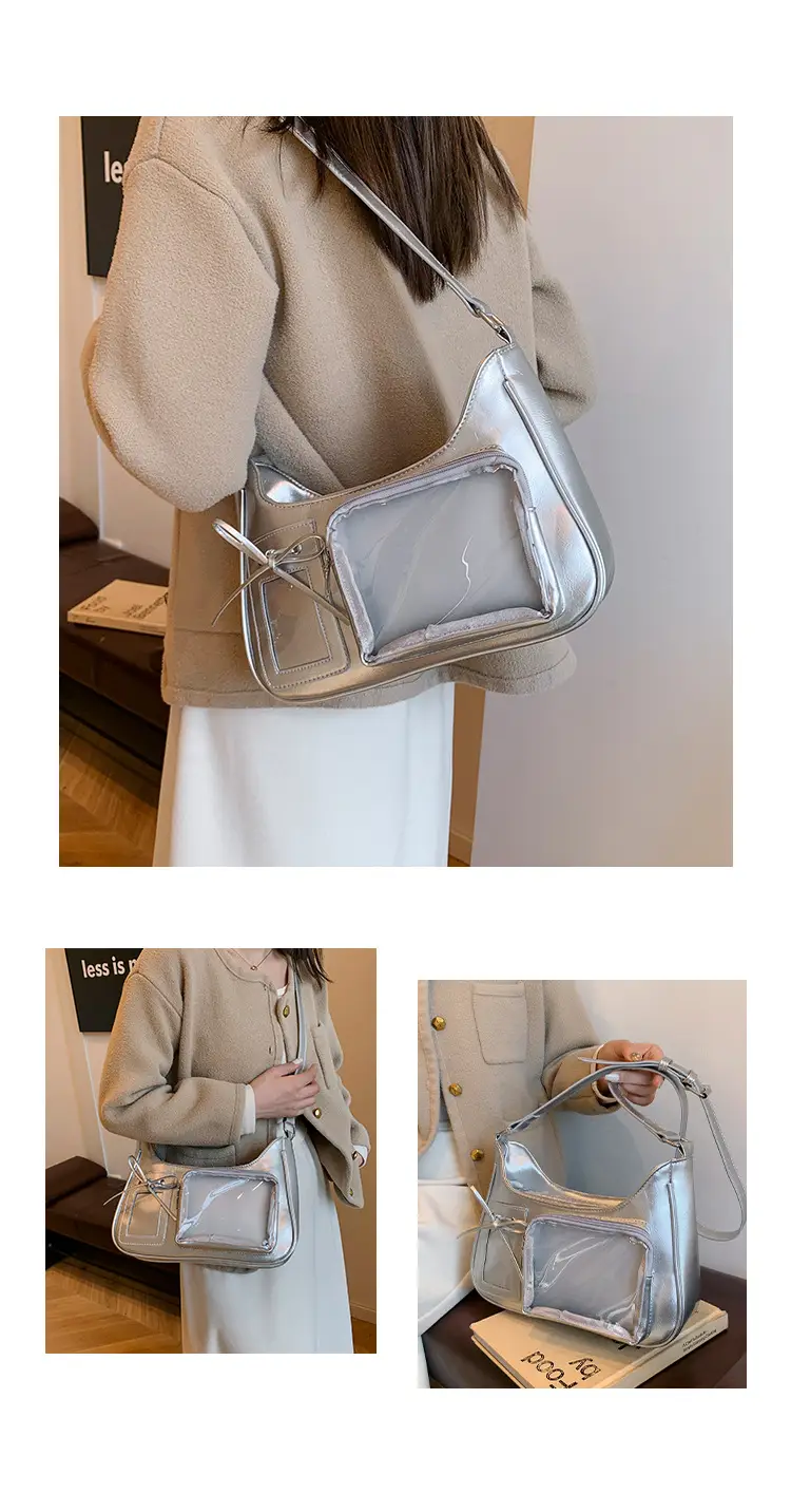 White Crossbody Bag for Women Small Card Design — feature 11