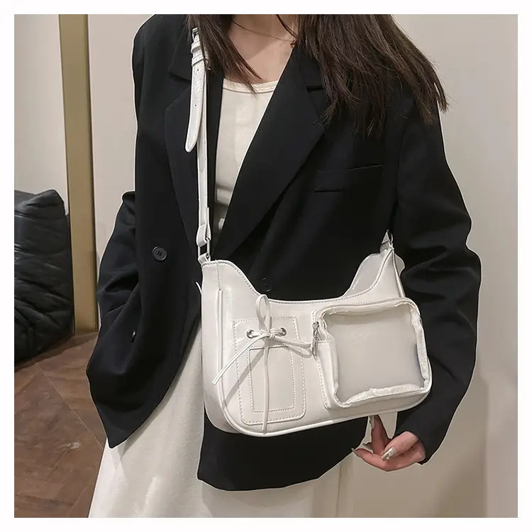 White Crossbody Bag for Women Small Card Design — feature 14