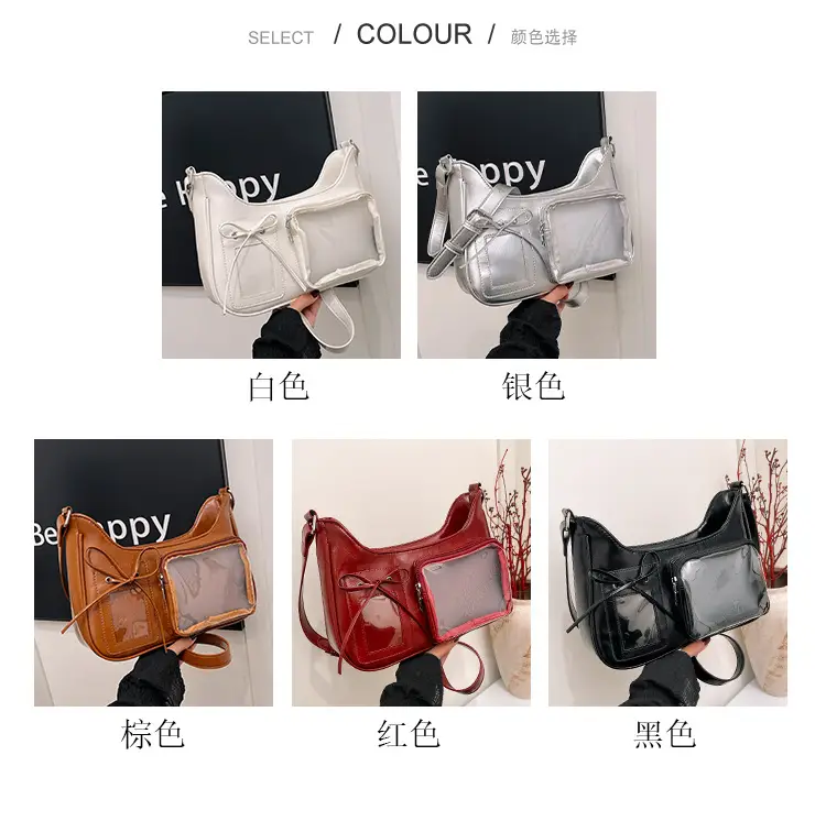 White Crossbody Bag for Women Small Card Design — feature 3