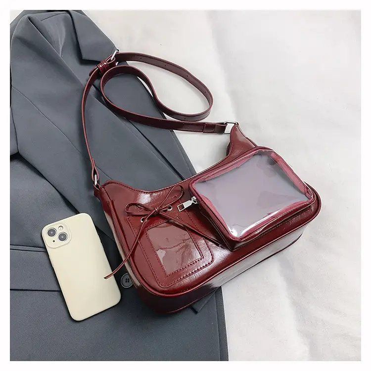 White Crossbody Bag for Women Small Card Design — feature 40
