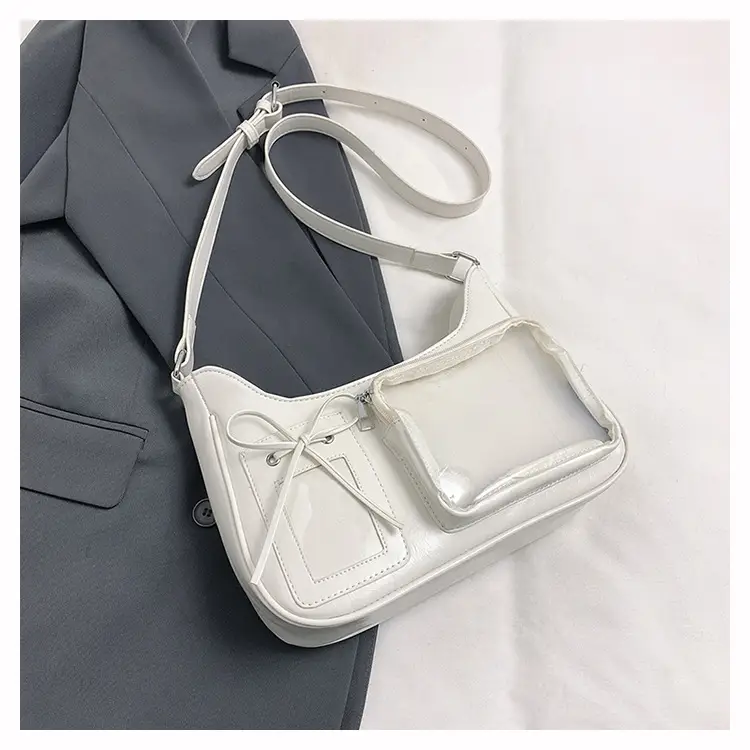 White Crossbody Bag for Women Small Card Design — feature 43