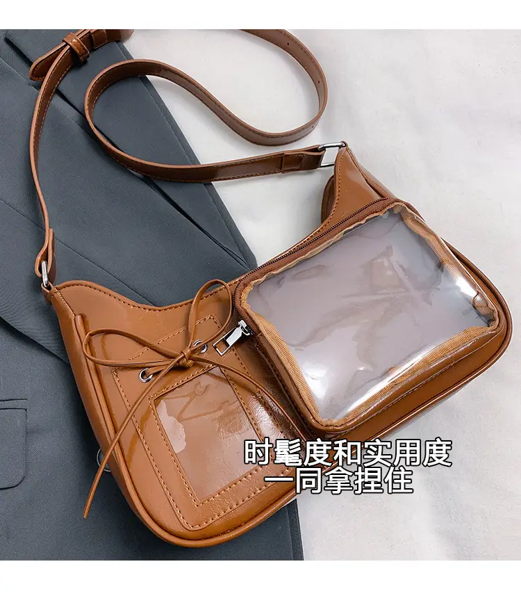 White Crossbody Bag for Women Small Card Design — feature 5