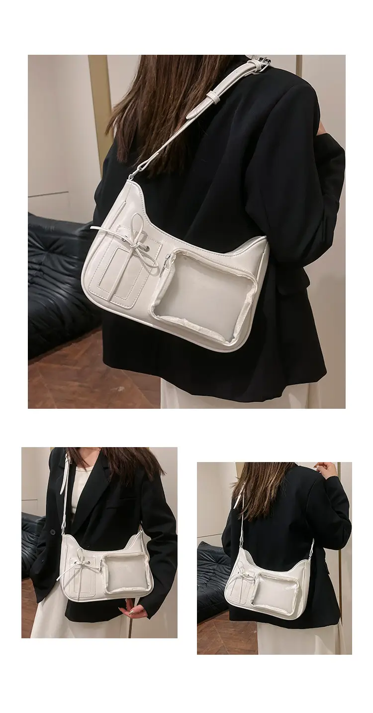 White Crossbody Bag for Women Small Card Design — feature 9