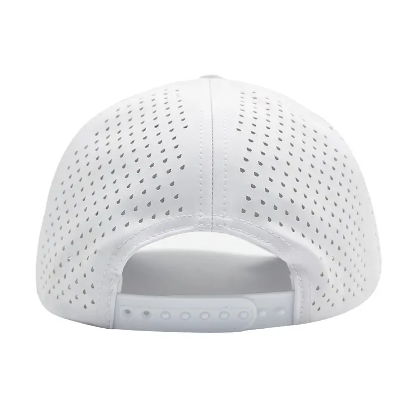 Black Peaked Baseball Cap with Mesh Back — feature 4