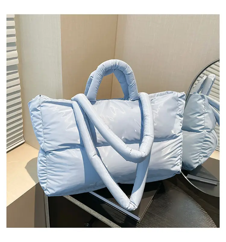 Black Puffy Crossbody Bag Large Capacity Women — feature 26