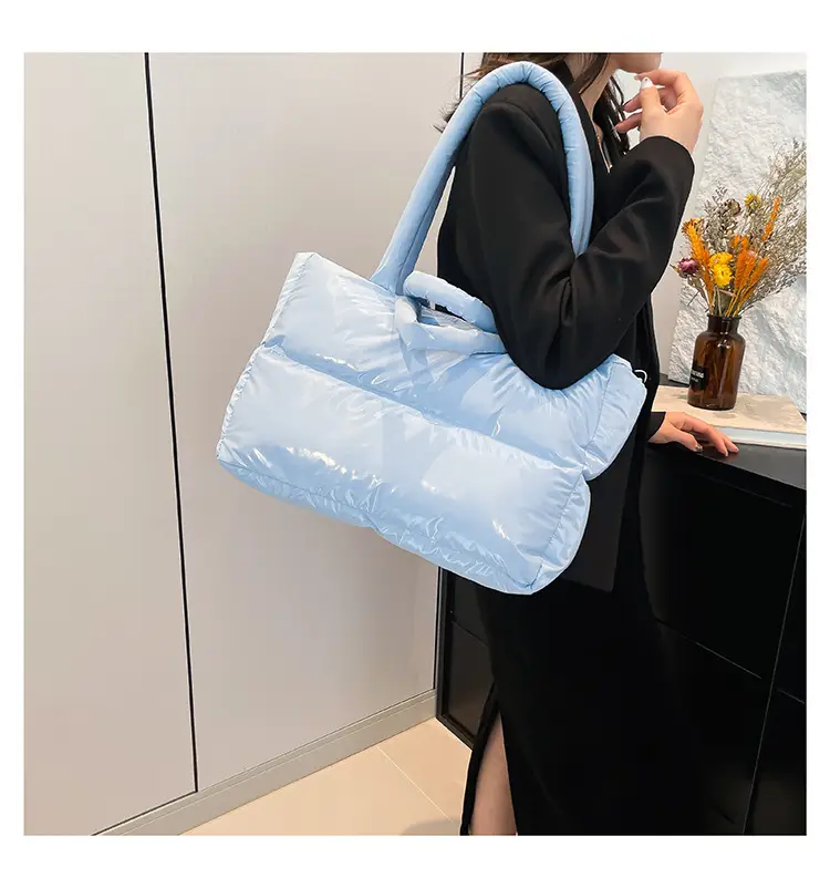 Black Puffy Crossbody Bag Large Capacity Women — feature 34