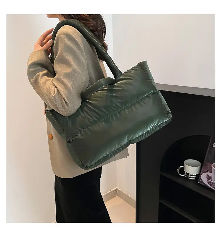 Black Puffy Crossbody Bag Large Capacity Women — feature 41